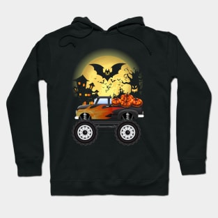 Monster Truck Halloween Shirt For Boys Kids toddler Hoodie